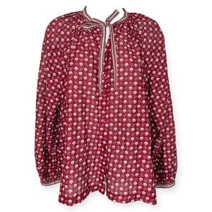 Doen 'Amina' Floral Print Cotton Blouse